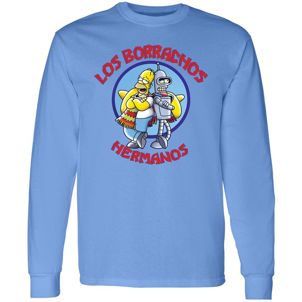 Long Sleeve T-Shirt - W6BYLLCC - Carolina Blue - 12