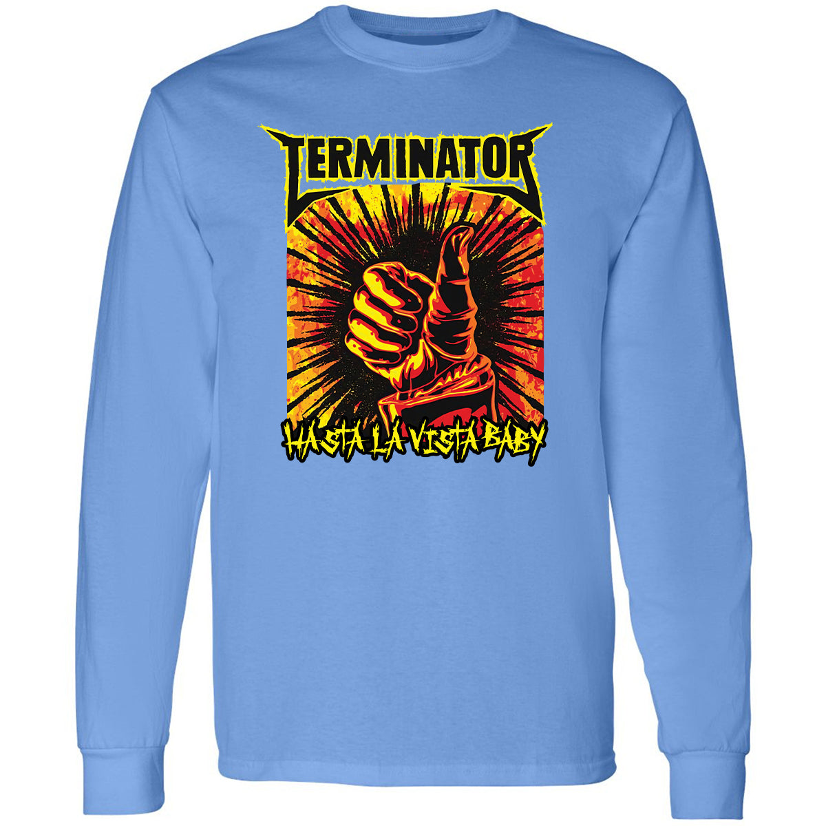 Long Sleeve T-Shirt - N4LPKCVM - Carolina Blue - 12