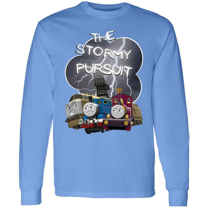 Long Sleeve T-Shirt - YUC9FEZK - Carolina Blue - 12