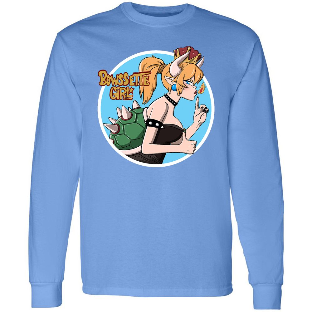 Long Sleeve T-Shirt - W956477P - Carolina Blue - 12