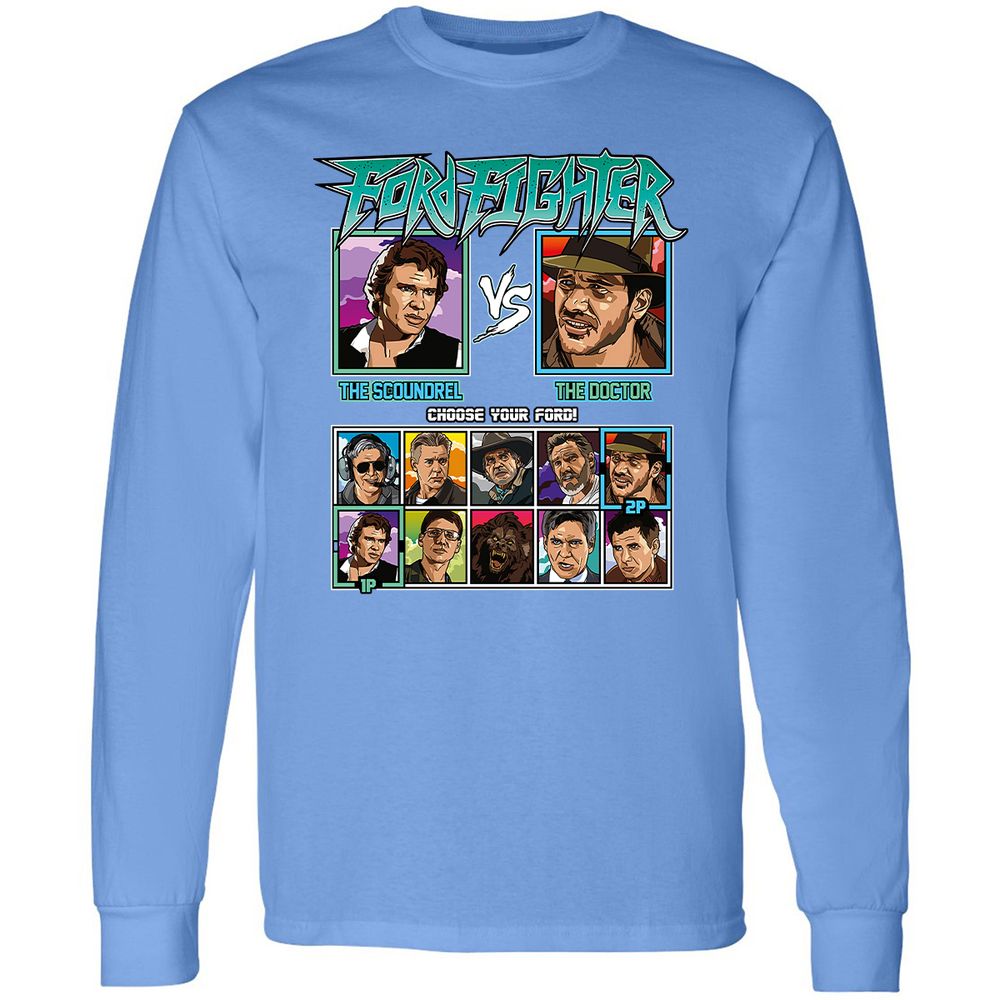 Long Sleeve T-Shirt - 7UCCLLR8 - Carolina Blue - 12
