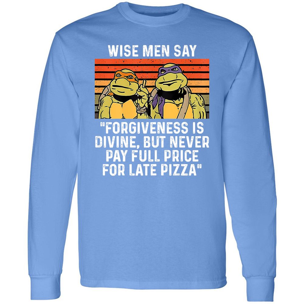 Long Sleeve T-Shirt - U4CDC7P9 - Carolina Blue - 12