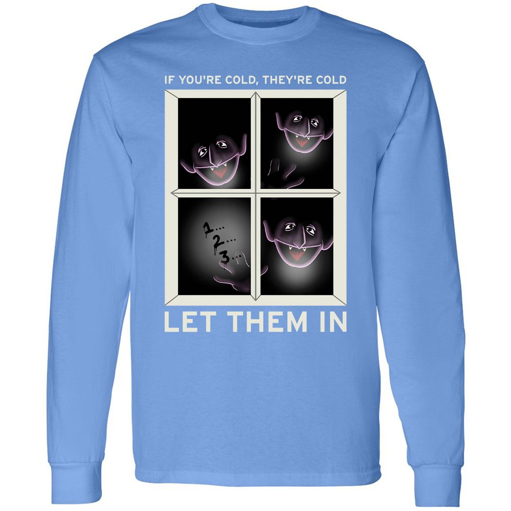 Long Sleeve T-Shirt - PEPQKWZS - Carolina Blue - 12