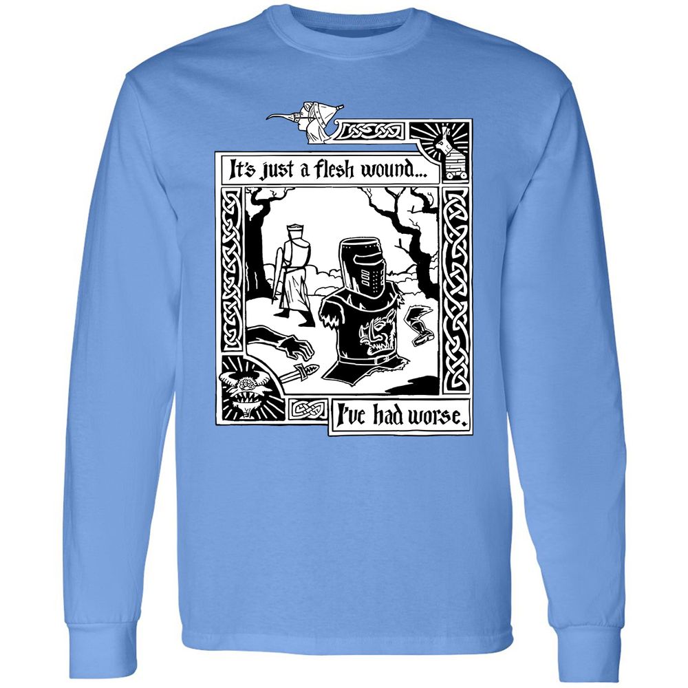 Long Sleeve T-Shirt - 3H8UDE3Z - Carolina Blue - 12