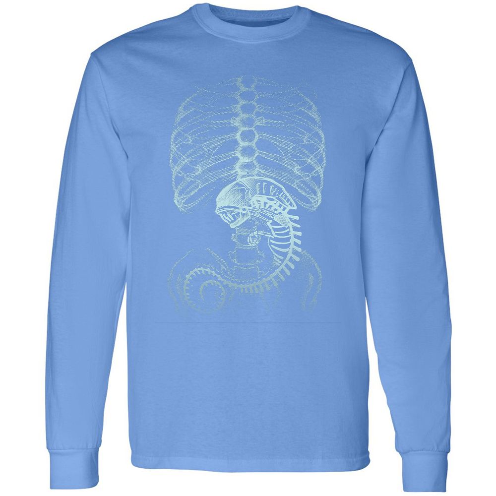 Long Sleeve T-Shirt - M89BJKB4 - Carolina Blue - 12