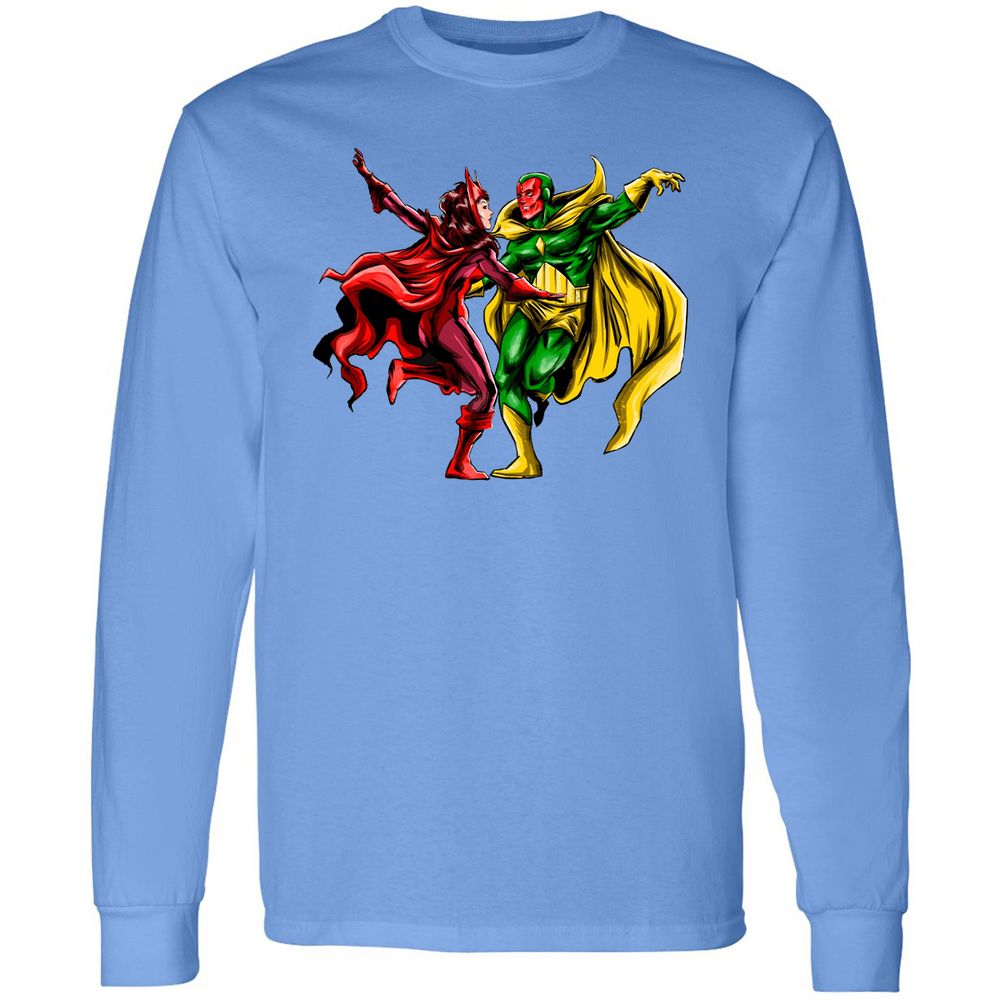 Long Sleeve T-Shirt - CHJVFYWT - Carolina Blue - 12