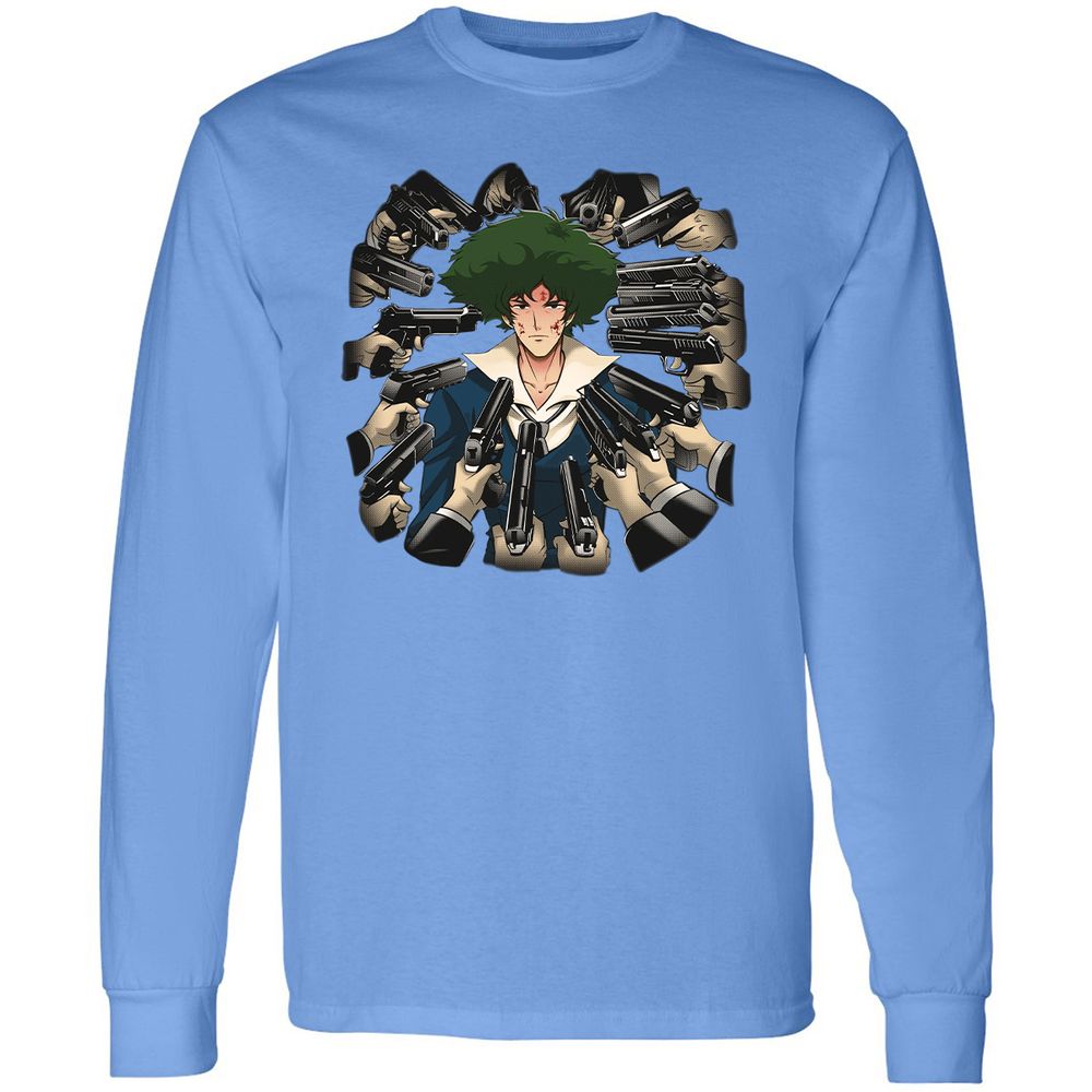 Long Sleeve T-Shirt - HWVU1DAR - Carolina Blue - 12