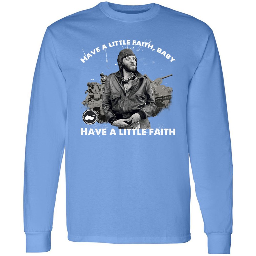 Long Sleeve T-Shirt - 6BK12YZC - Carolina Blue - 12