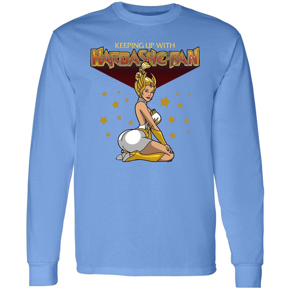 Long Sleeve T-Shirt - YSKKKVWY - Carolina Blue - 12