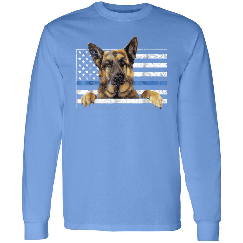 Long Sleeve T-Shirt - 7QEP6SCA - Carolina Blue - 12