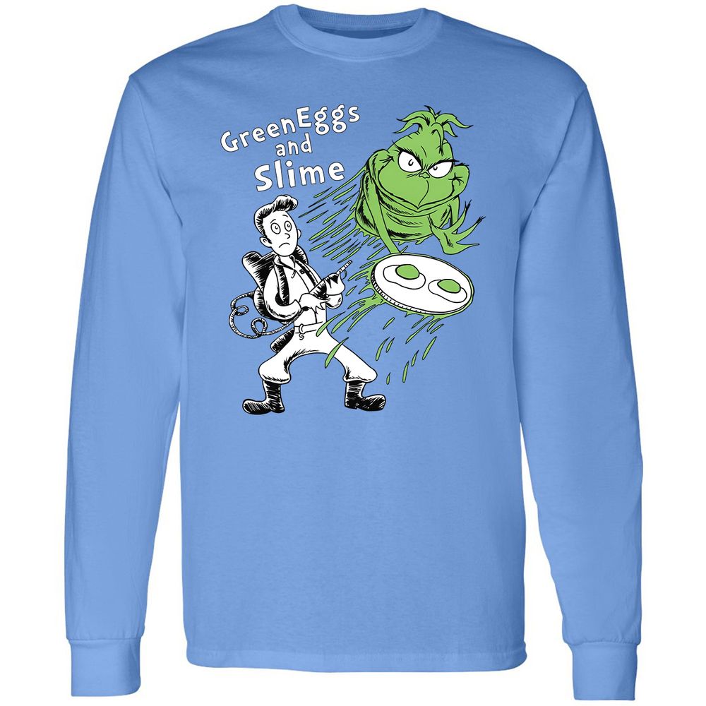 Long Sleeve T-Shirt - Q482HNZJ - Carolina Blue - 12