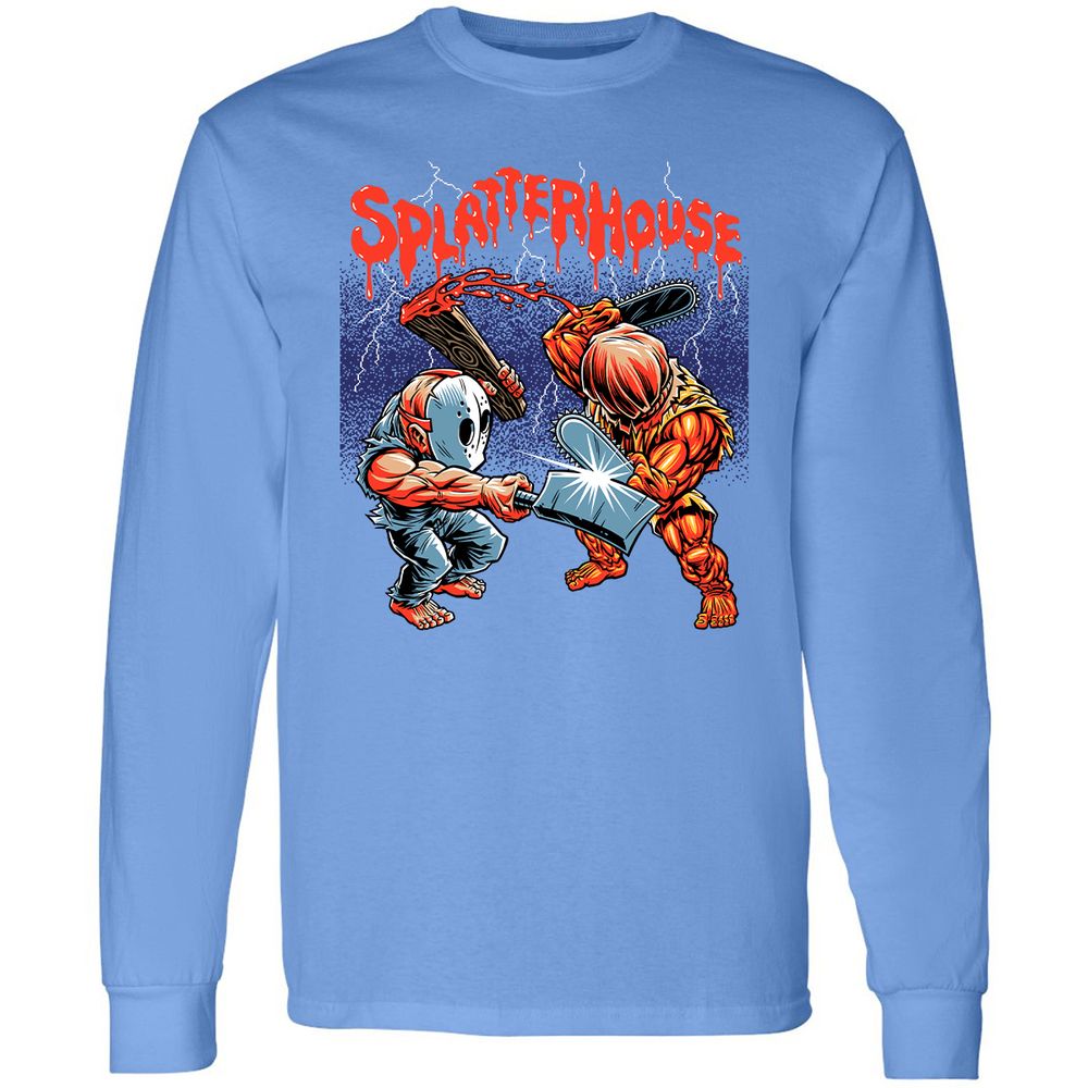 Long Sleeve T-Shirt - VPGJZR94 - Carolina Blue - 12