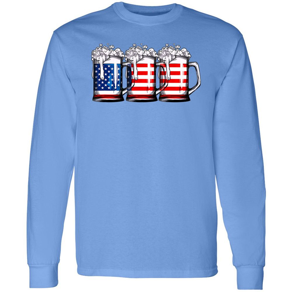 Long Sleeve T-Shirt - ACHF7FTR - Carolina Blue - 12