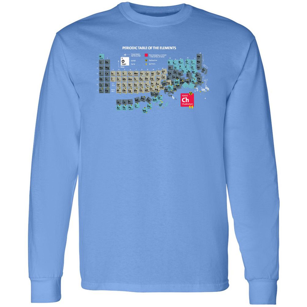 Long Sleeve T-Shirt - ZL5WEL1L - Carolina Blue - 12