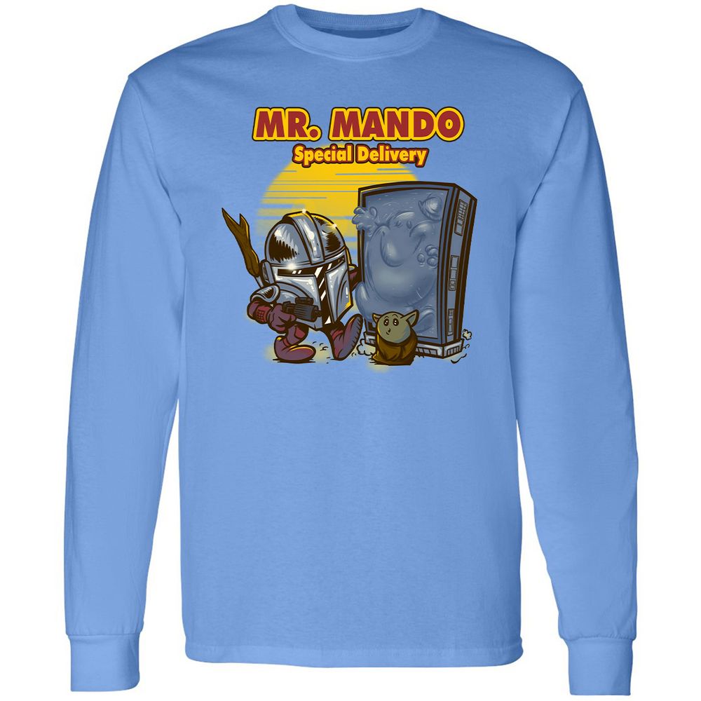 Long Sleeve T-Shirt - ZZYXTF61 - Carolina Blue - 12