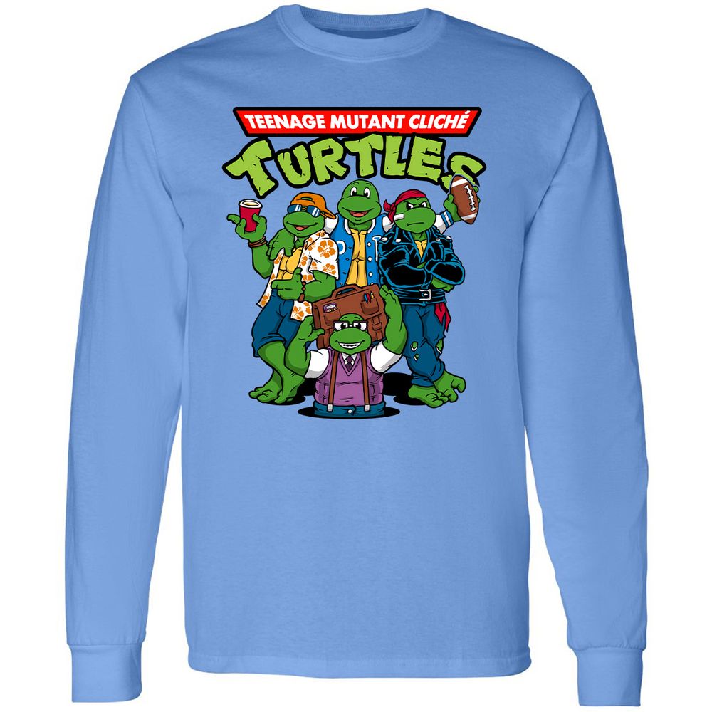 Long Sleeve T-Shirt - YN1NP9Q9 - Carolina Blue - 12