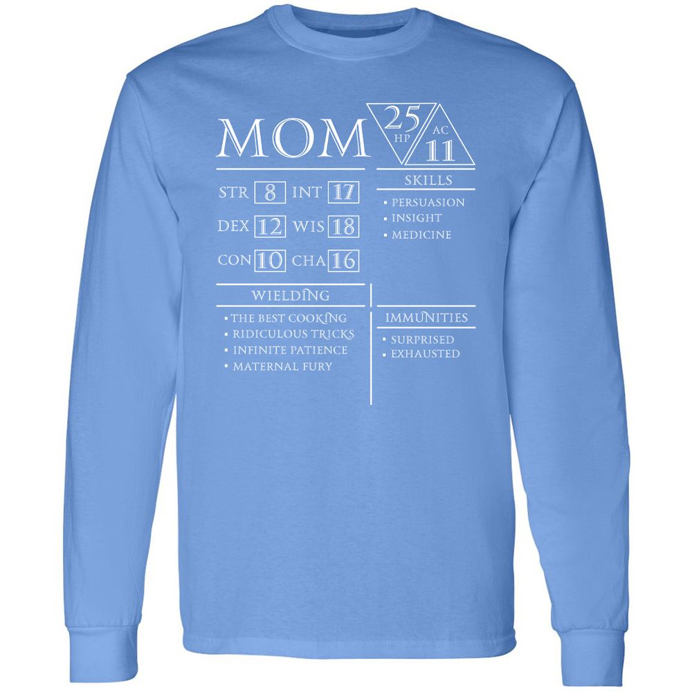 Long Sleeve T-Shirt - 79BJRKZC - Carolina Blue - 12