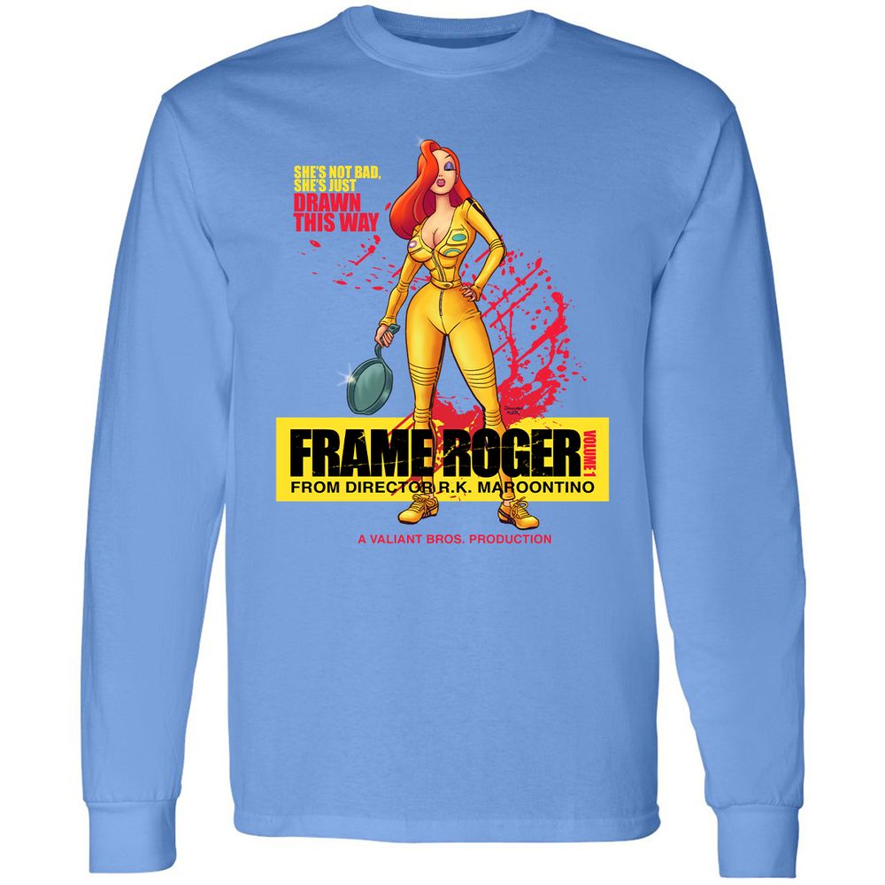 Long Sleeve T-Shirt - RKTTE5CY - Carolina Blue - 12