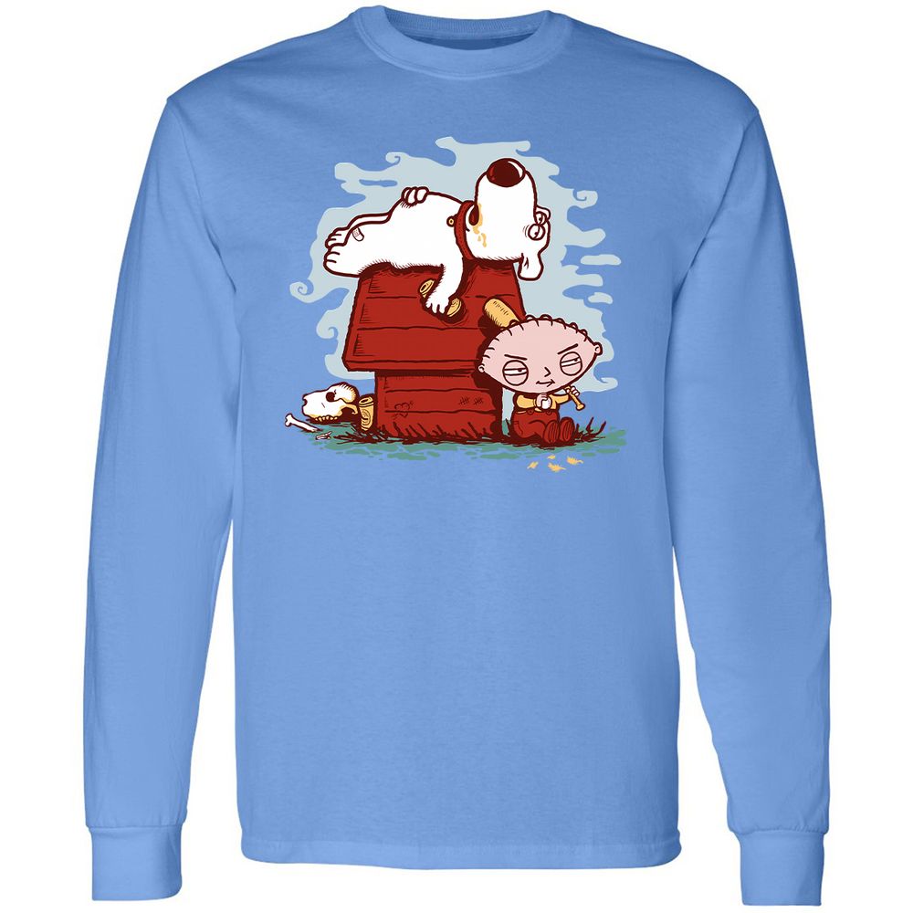 Long Sleeve T-Shirt - DBN2NHC4 - Carolina Blue - 12