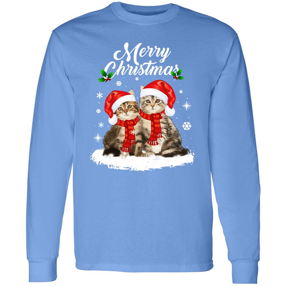 Long Sleeve T-Shirt - TEU7LY6P - Carolina Blue - 12