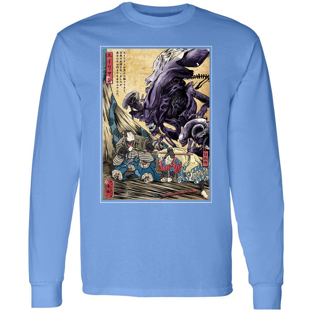 Long Sleeve T-Shirt - XKRFGHRR - Carolina Blue - 12
