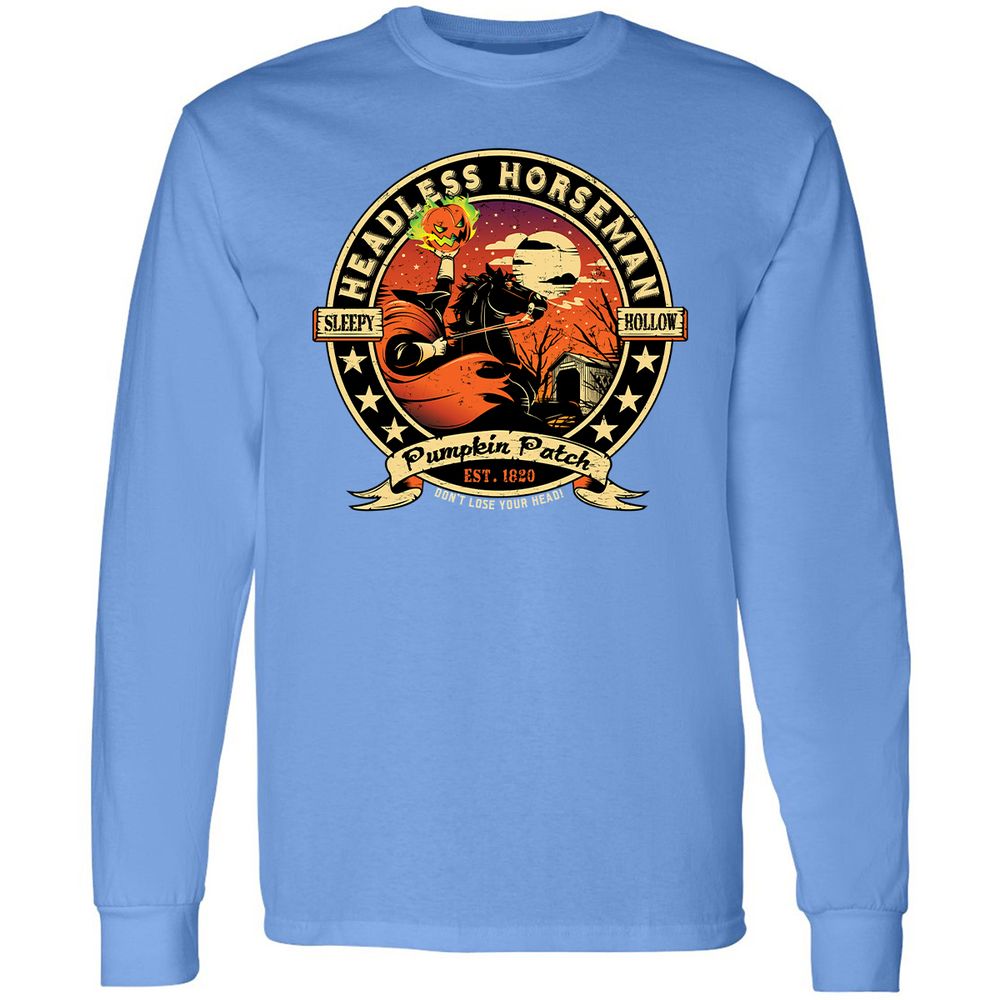 Long Sleeve T-Shirt - ZCGWVLB6 - Carolina Blue - 12