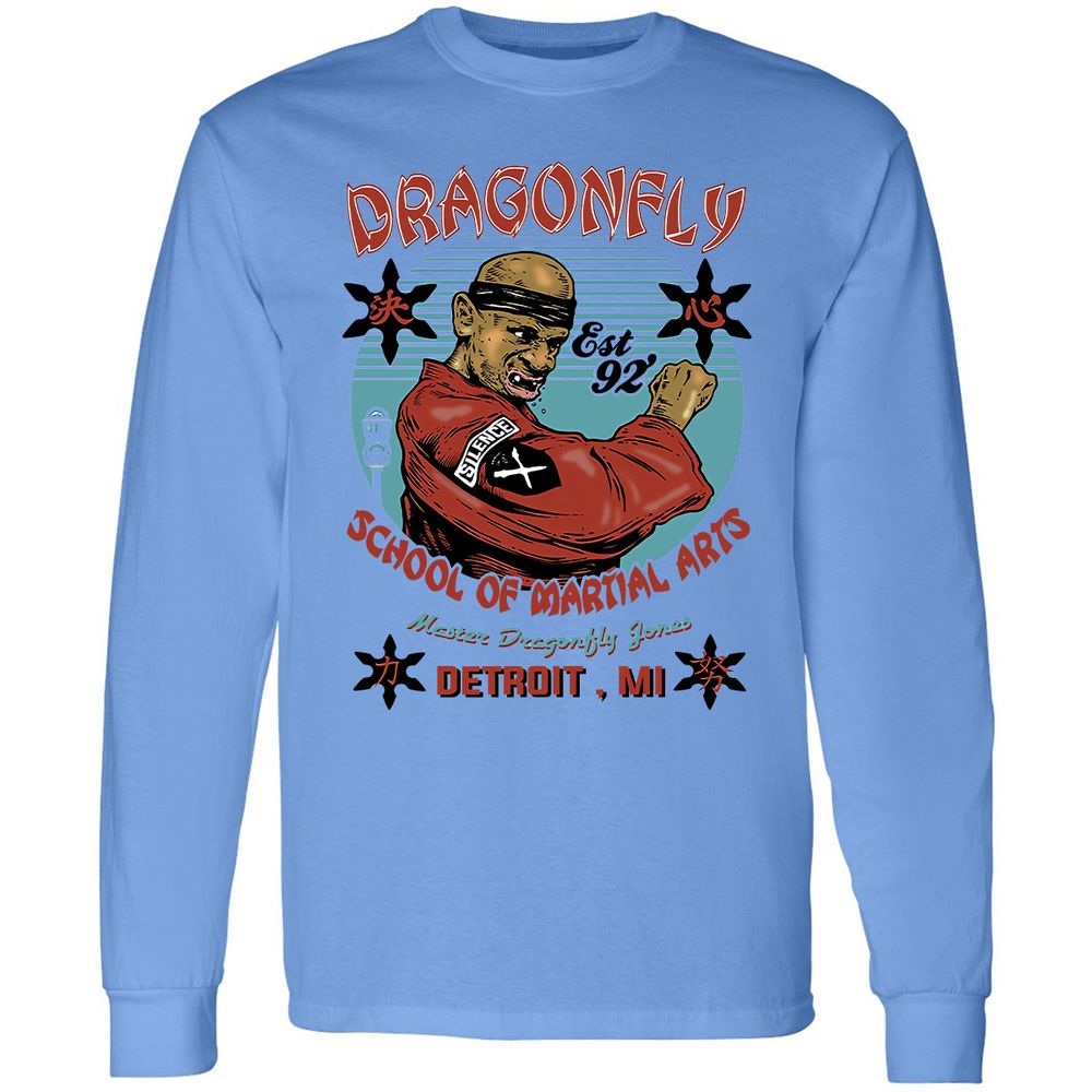 Long Sleeve T-Shirt - LM9KY8XR - Carolina Blue - 12