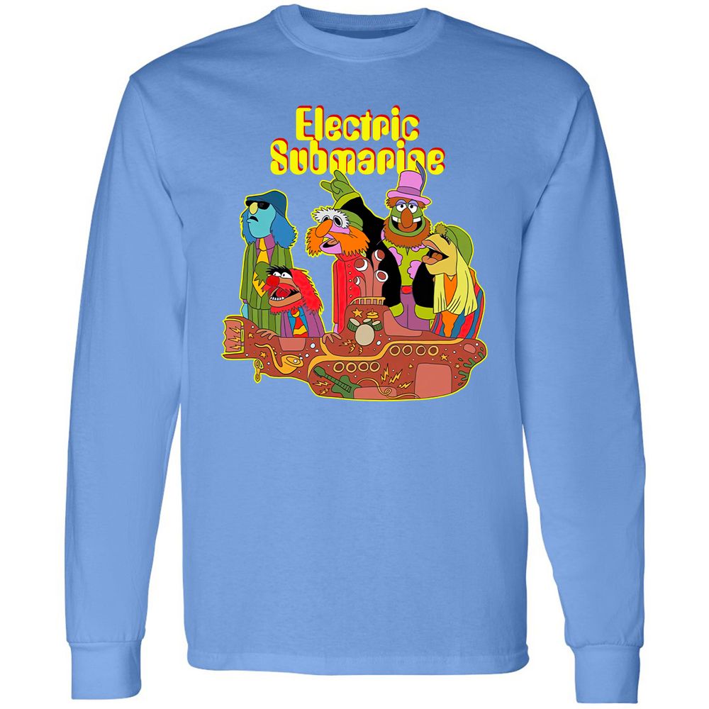Long Sleeve T-Shirt - ATH94HUB - Carolina Blue - 12