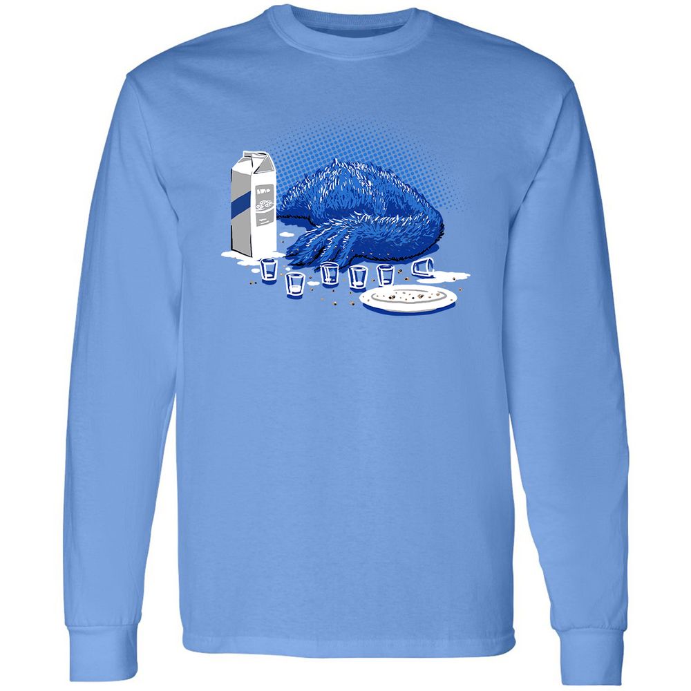 Long Sleeve T-Shirt - FE7VP5UH - Carolina Blue - 12