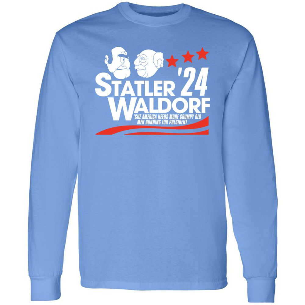 Long Sleeve T-Shirt - KQ1Z8FV6 - Carolina Blue - 12