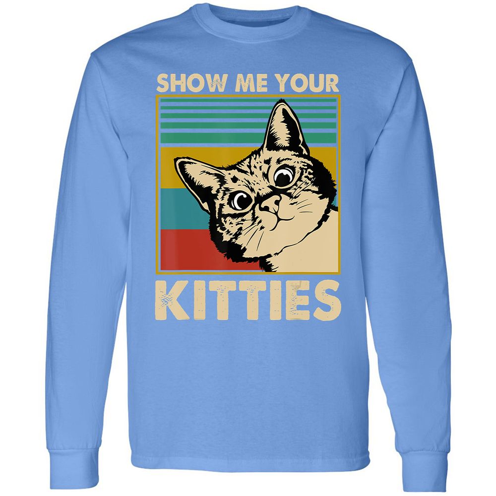 Long Sleeve T-Shirt - GM73LXJV - Carolina Blue - 12