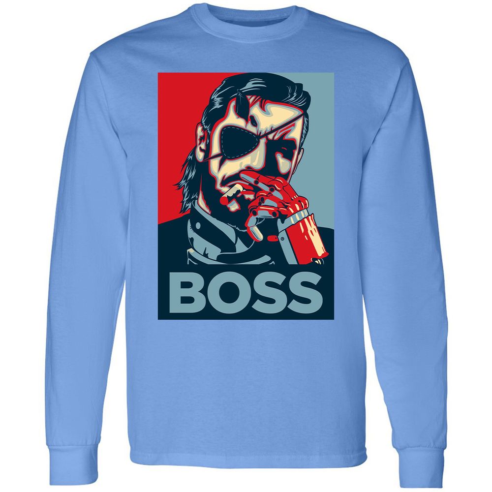 Long Sleeve T-Shirt - WS99QLJZ - Carolina Blue - 12