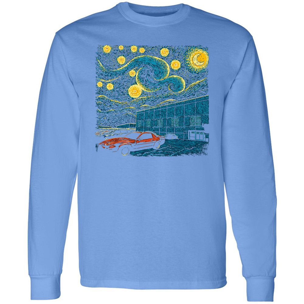 Long Sleeve T-Shirt - MYJ7J1DC - Carolina Blue - 12