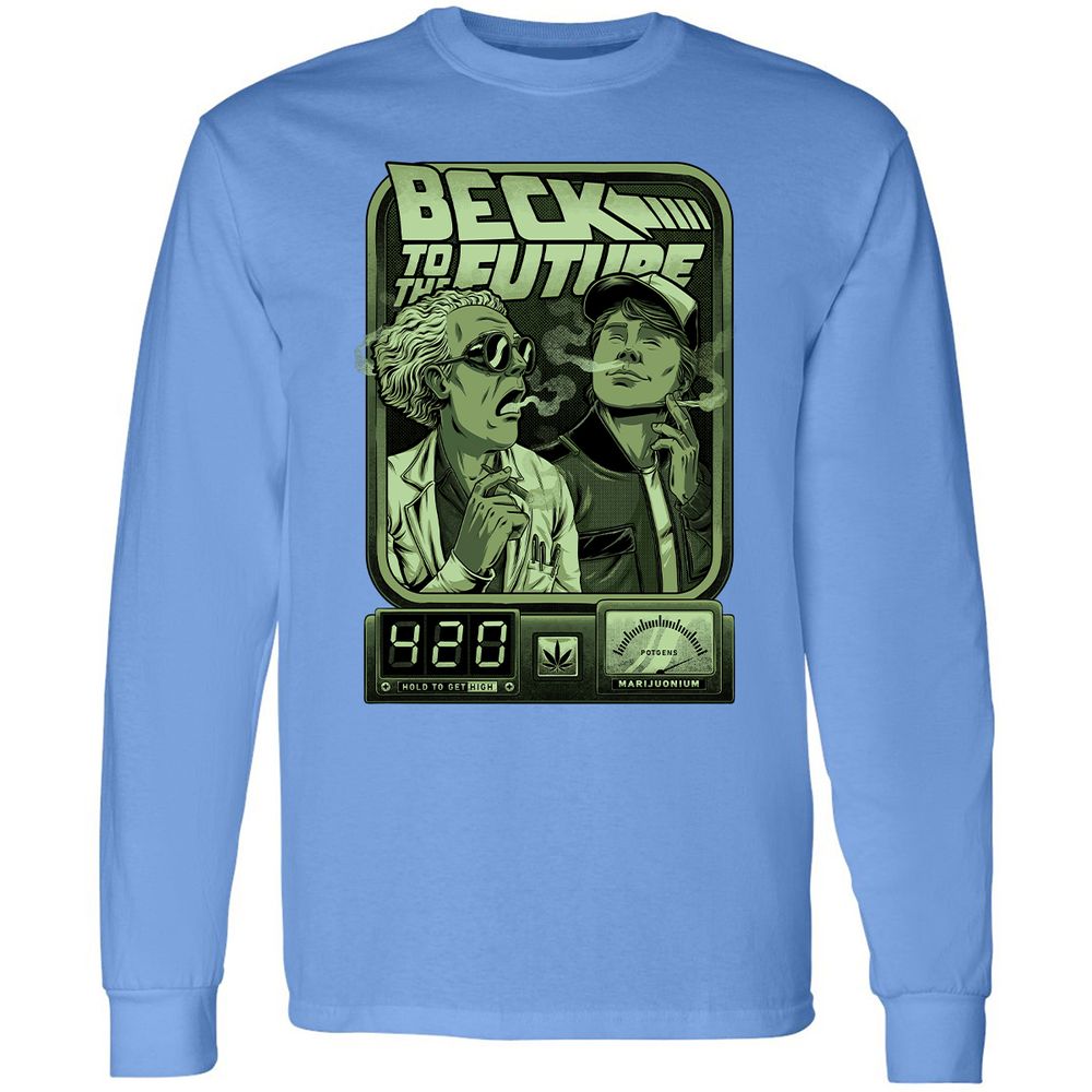 Long Sleeve T-Shirt - XB1YX1N9 - Carolina Blue - 12