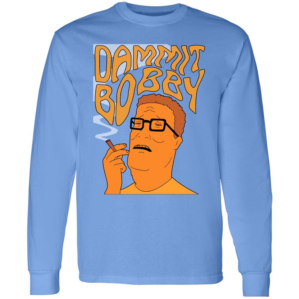 Long Sleeve T-Shirt - 99VLQ3KE - Carolina Blue - 12