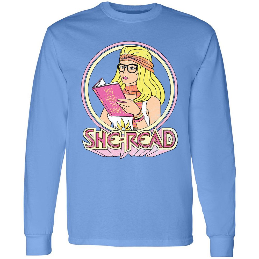 Long Sleeve T-Shirt - AMMVZX1H - Carolina Blue - 12