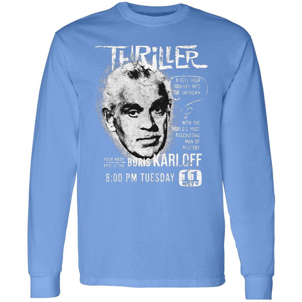 Long Sleeve T-Shirt - SUB85Q2T - Carolina Blue - 12