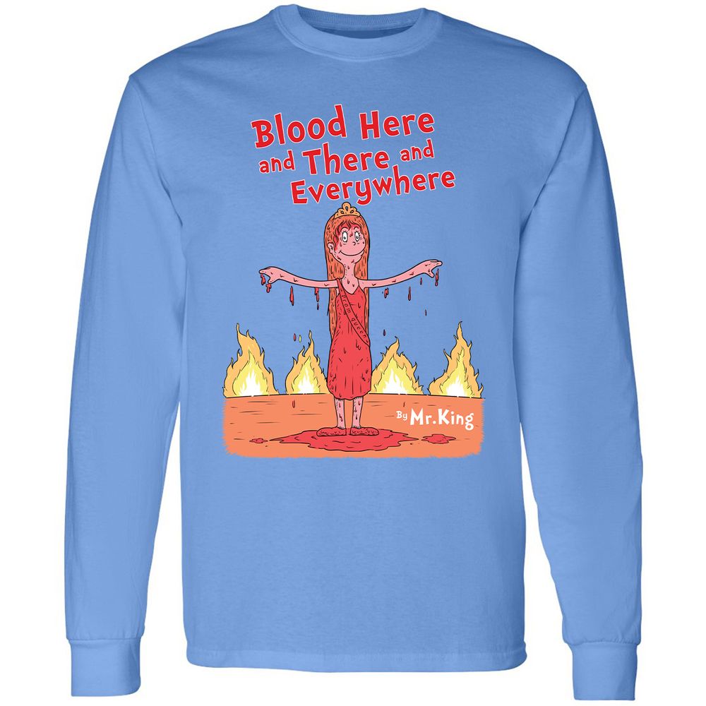 Long Sleeve T-Shirt - T9FHDWHL - Carolina Blue - 12