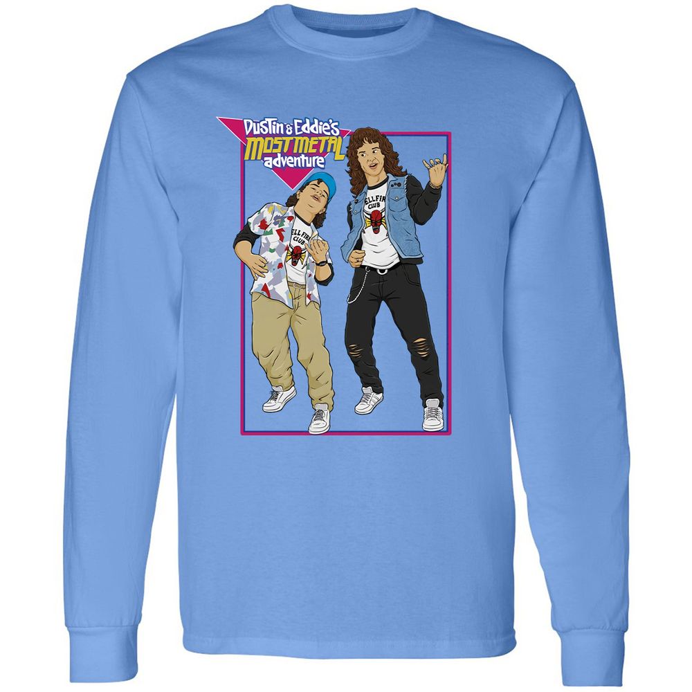 Long Sleeve T-Shirt - VFY7U27P - Carolina Blue - 12