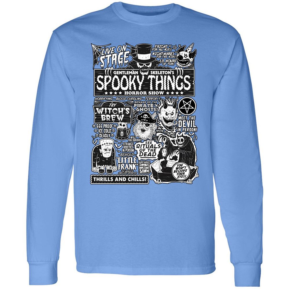 Long Sleeve T-Shirt - P1VR3SFB - Carolina Blue - 12