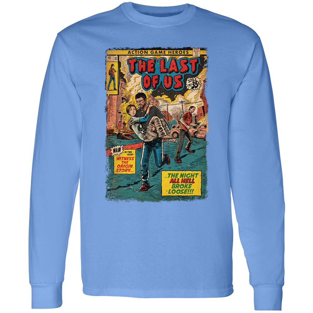 Long Sleeve T-Shirt - GR8HG68S - Carolina Blue - 12