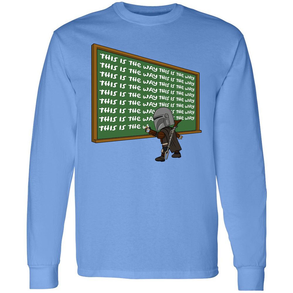 Long Sleeve T-Shirt - QMDVVQRF - Carolina Blue - 12