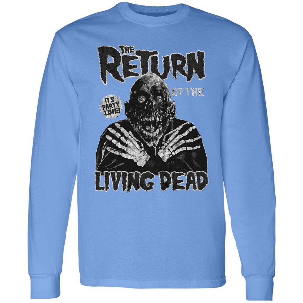 Long Sleeve T-Shirt - X6PAWT5K - Carolina Blue - 12