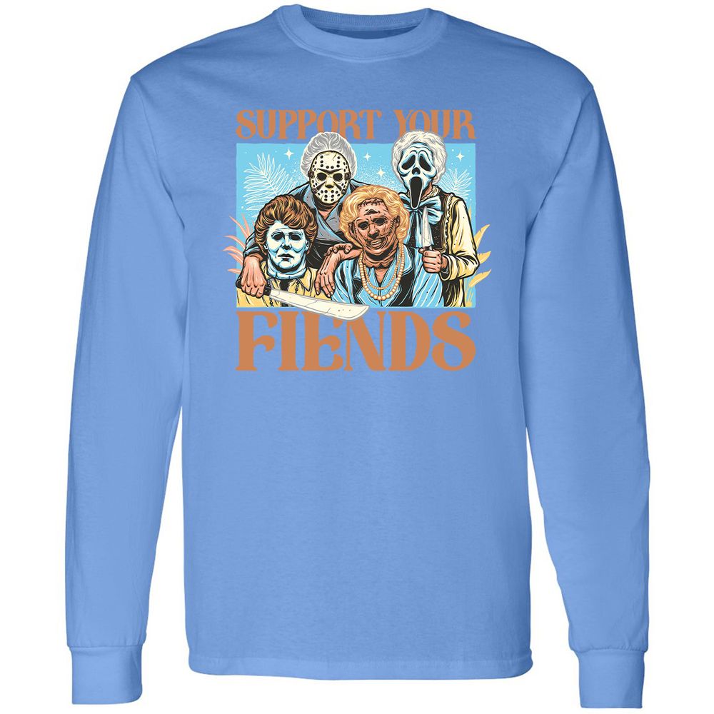 Long Sleeve T-Shirt - G8B8J5ZV - Carolina Blue - 12