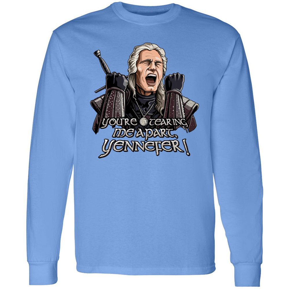 Long Sleeve T-Shirt - VXQBDV9G - Carolina Blue - 12