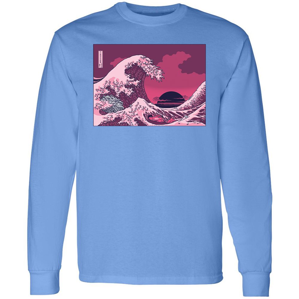 Long Sleeve T-Shirt - 4TNTMYQ7 - Carolina Blue - 12
