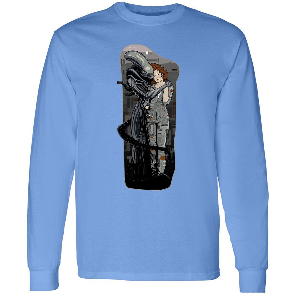 Long Sleeve T-Shirt - BSTDP7CD - Carolina Blue - 12