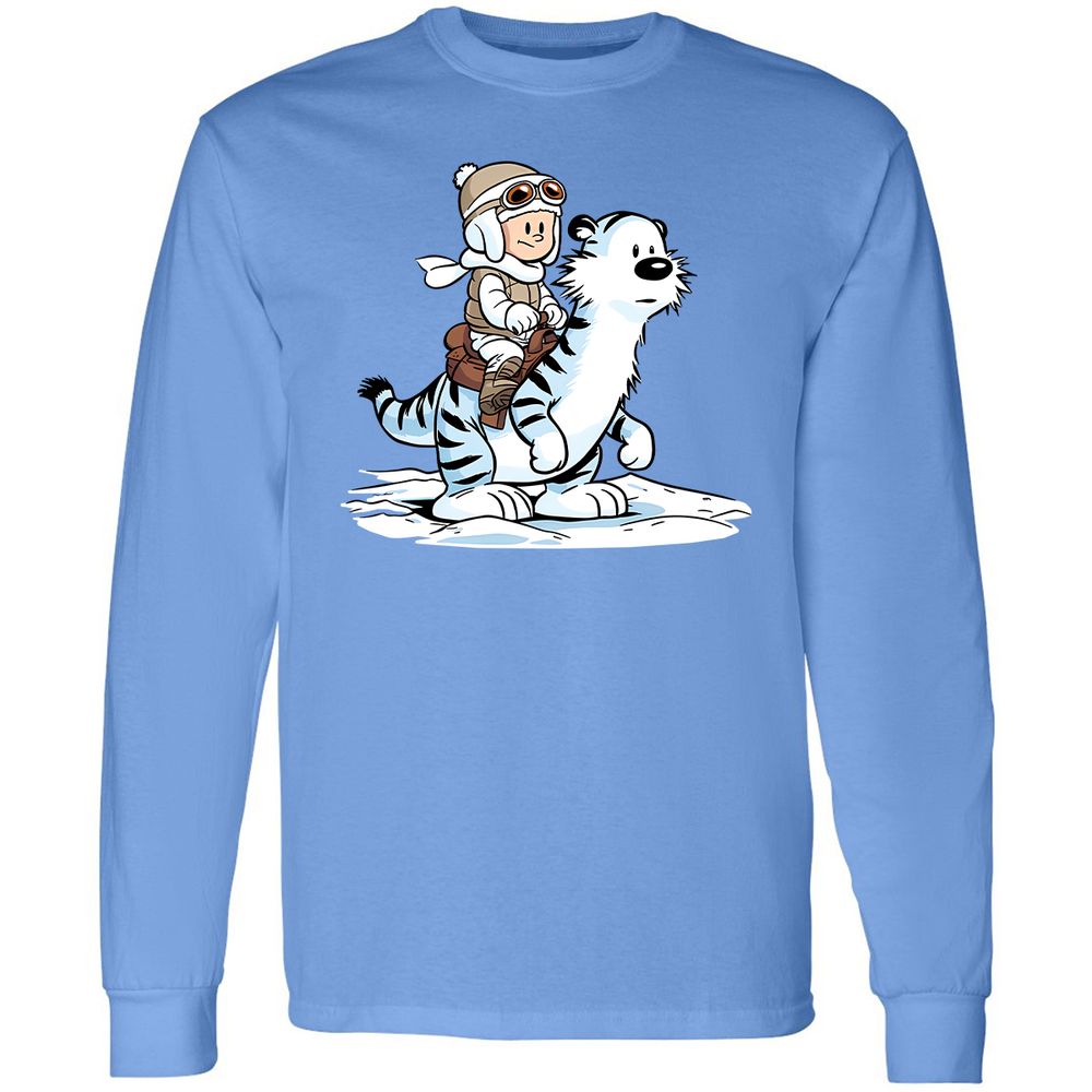 Long Sleeve T-Shirt - 4EJU4KV9 - Carolina Blue - 12