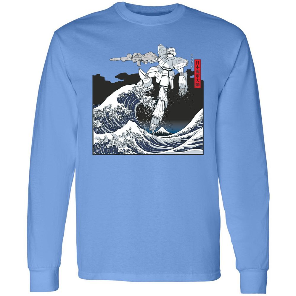 Long Sleeve T-Shirt - RDDH217Q - Carolina Blue - 12
