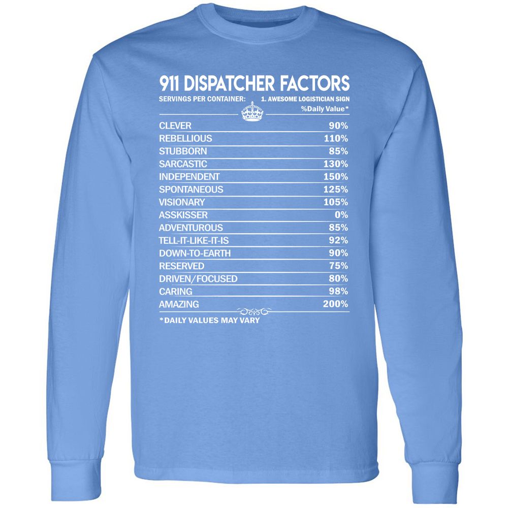 Long Sleeve T-Shirt - N2GZU92U - Carolina Blue - 12
